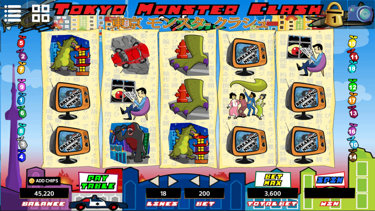 Slot - Tokyo Monster Clash
